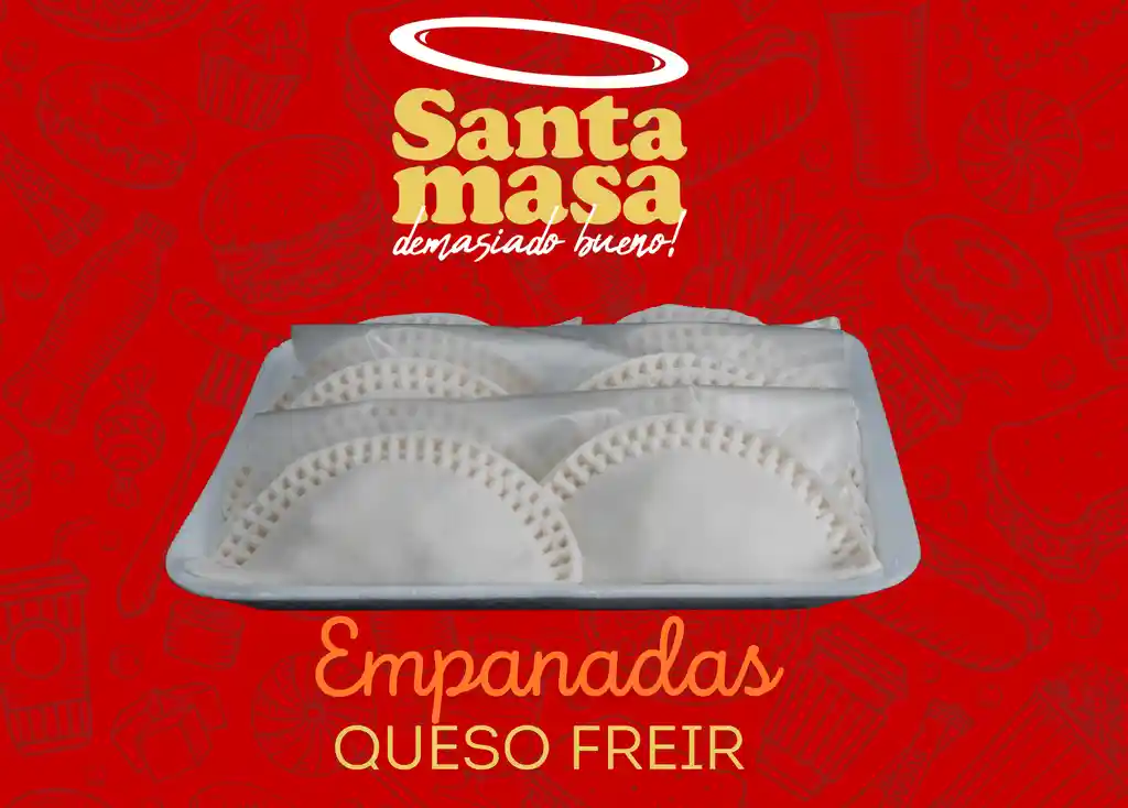12 Unid. Empanadas De Cocktail Queso Para Freir