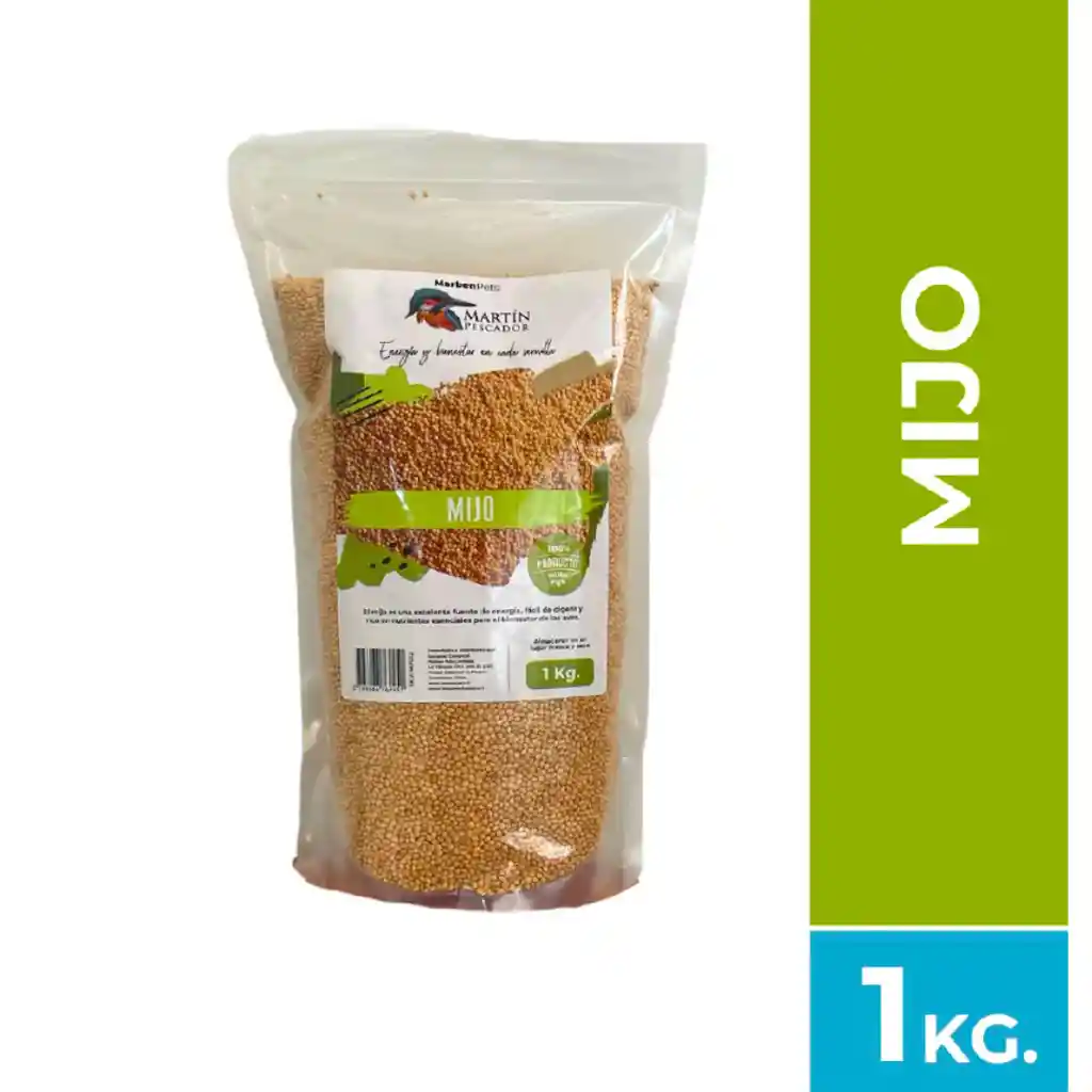 Marbenpets, Semillas Mijo Amarillo Para Aves (1 Kg)