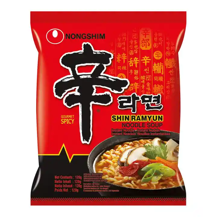 Shin Ramyeon Carne Y Verduras 120 G