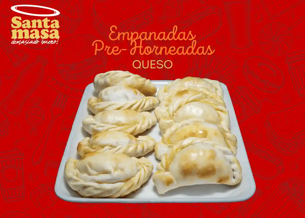10 Unid. Empanadas De Cocktail Queso Pre-horneado