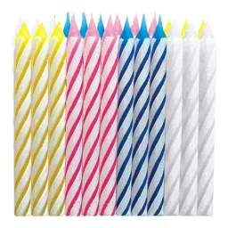 Pack De Vela De Cumpleaños 24 Unidades