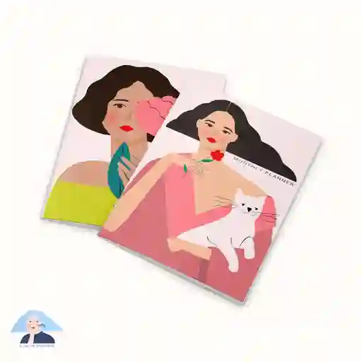 Set Monthly Planner + Notebook