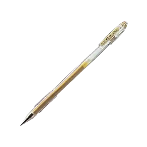 Boligrafo Pilot G1 Color Oro Dorado 0.7mm