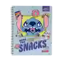 Cuaderno Universitario 100 Hojas 7mm Stitch Foodie