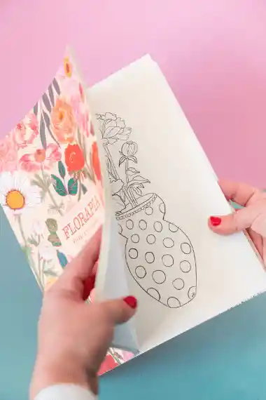 "florapia" Libro Para Colorear