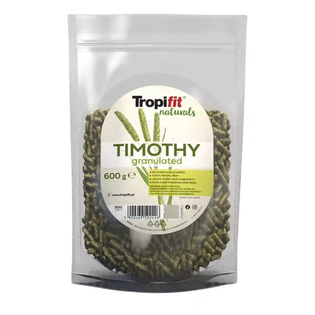 Tropifit, Hierba Timothy Granulada (600g)