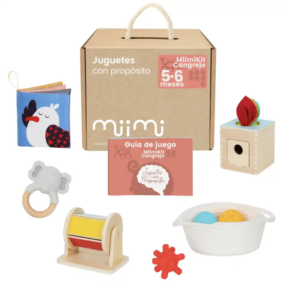 Kit De Juguetes Miimikit Cangrejo 5 A 6 Meses
