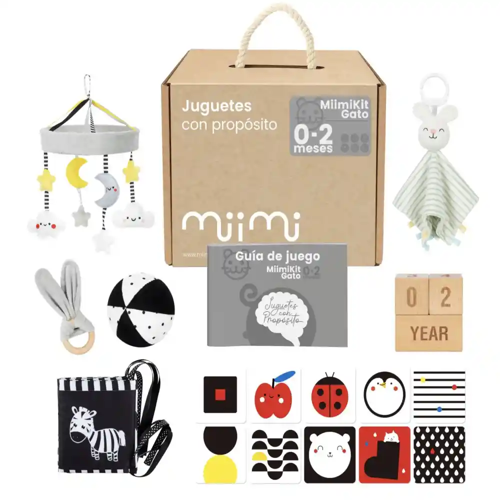 Kit De Juguetes Miimikit Gato 0 A 2 Meses