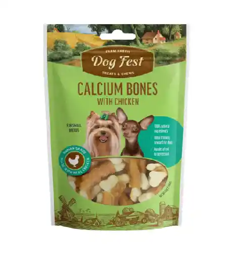 Dog Fest Huesitos De Calcio Con Pollo 55 G