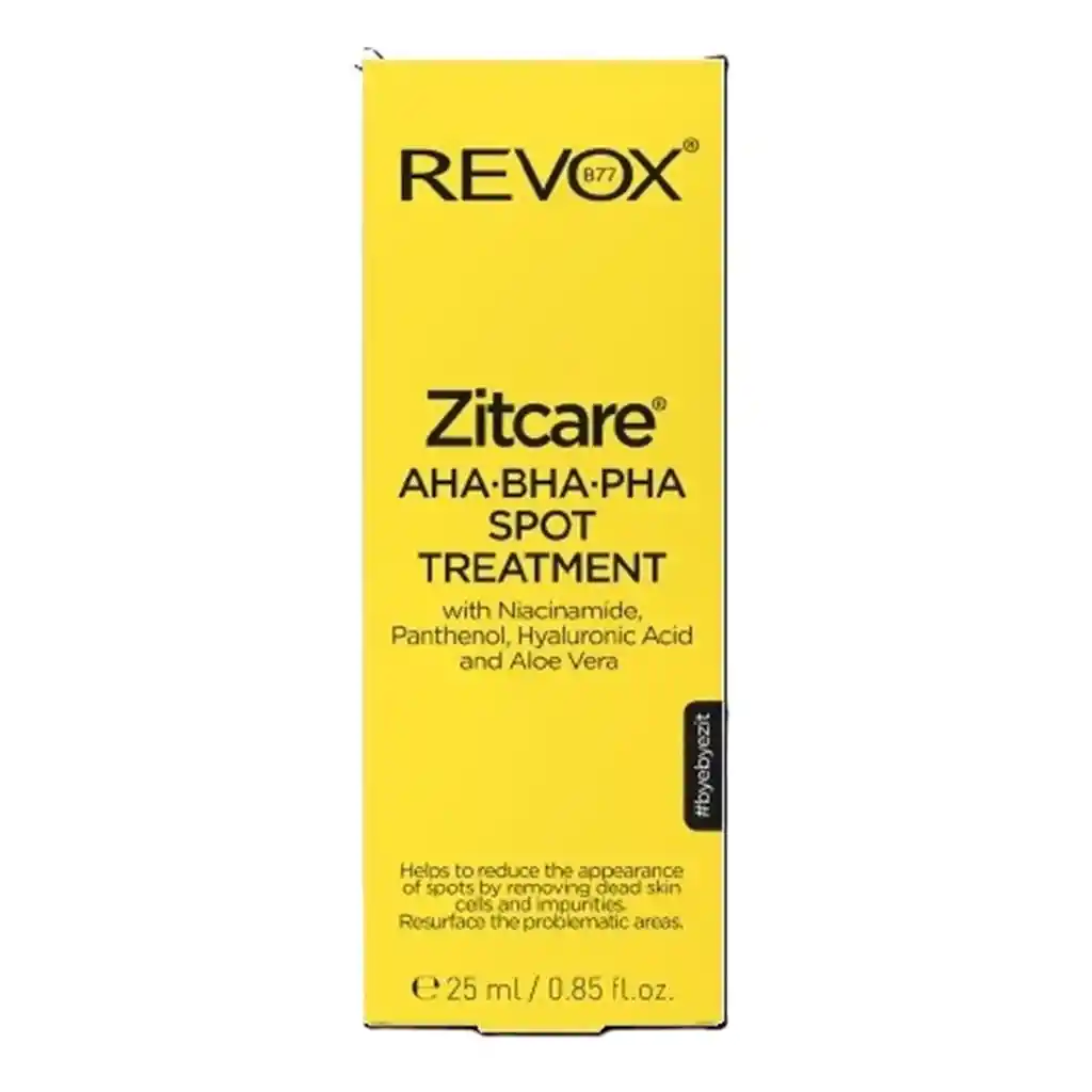 Tratamiento Rostro Revox B77 Anti Acné Zitcare Aha Bha Pha Spot Treat 25 Ml