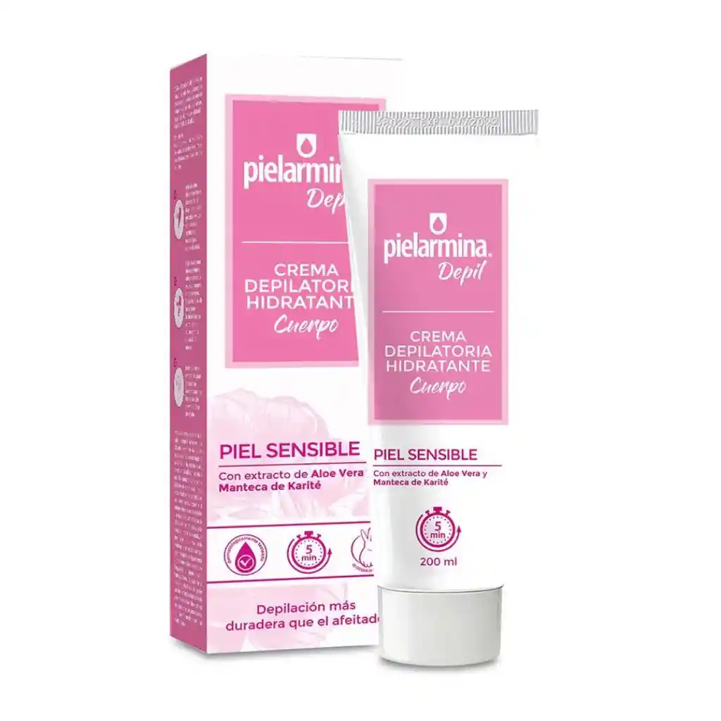 Crema Depilatoria Pielarmina Piel Sensible 200 Ml