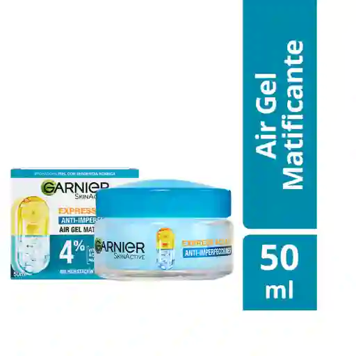 Crema Rostro Garnier Air Gel Matificante Anti-imperfecciones 50 Ml