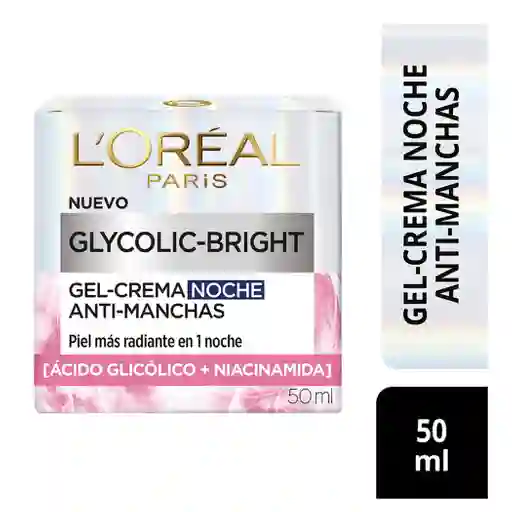 Crema De Noche Loreal Glycolic Bright 50 Ml
