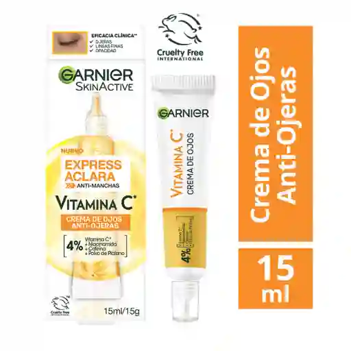 Crema De Ojos Garnier Anti Ojeras 15 Ml