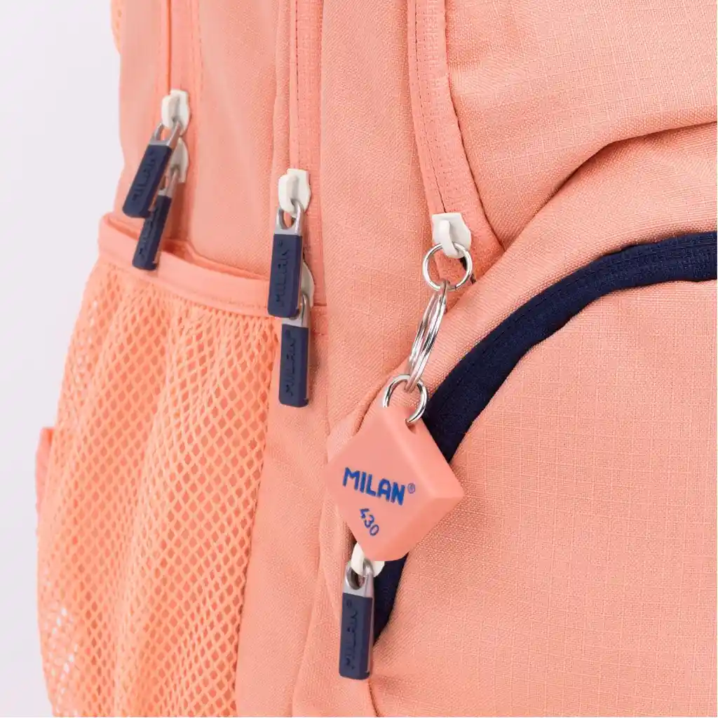 Mochila Escolar 4 Cremalleras (25 L) Colección 430 Since 1918, Rosa