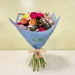 Ramo Mini Rosas Limonium | F13 Enamorados