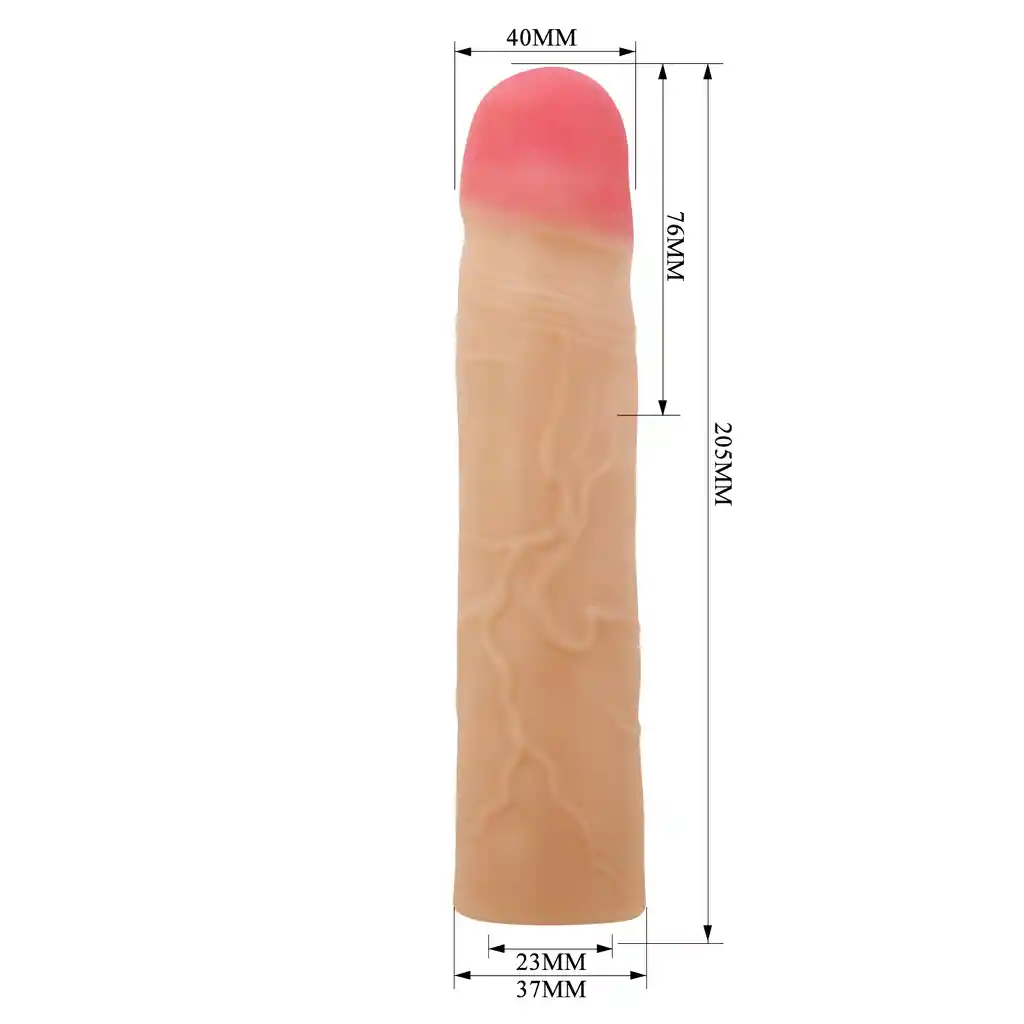 Funda Extensora Y Engrosadora De Pene Kylian 19,5 Cms