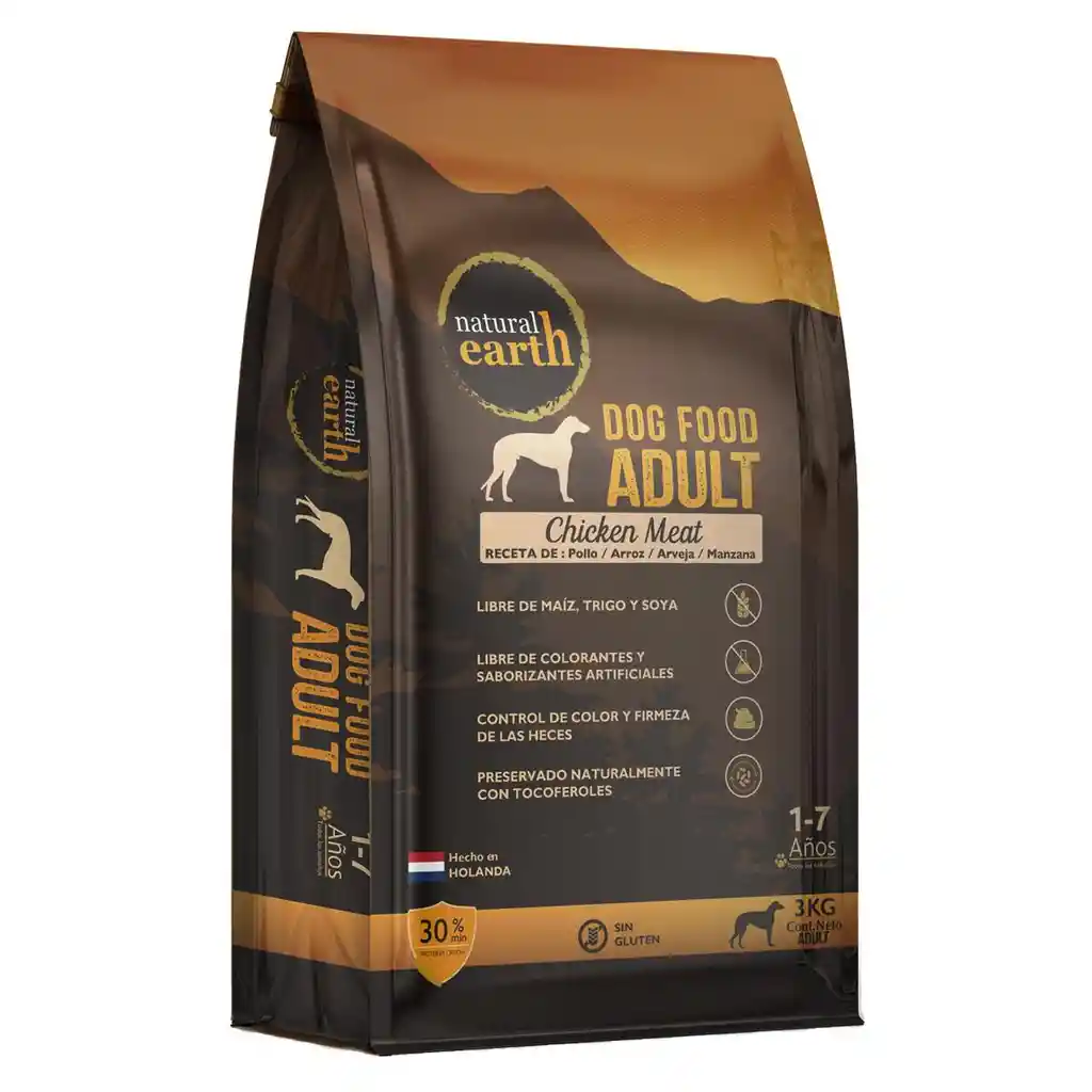 Natural Earth Dog Adulto 3 Kg