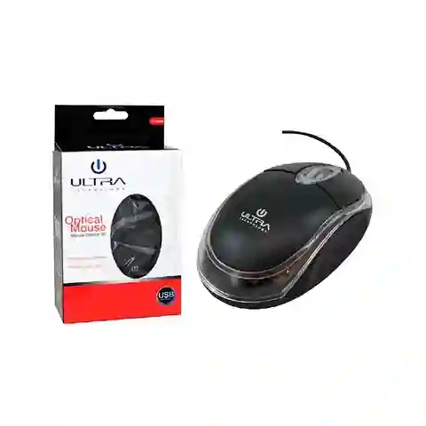 Mouse Optico Usb Ultra Ut-120 Negro
