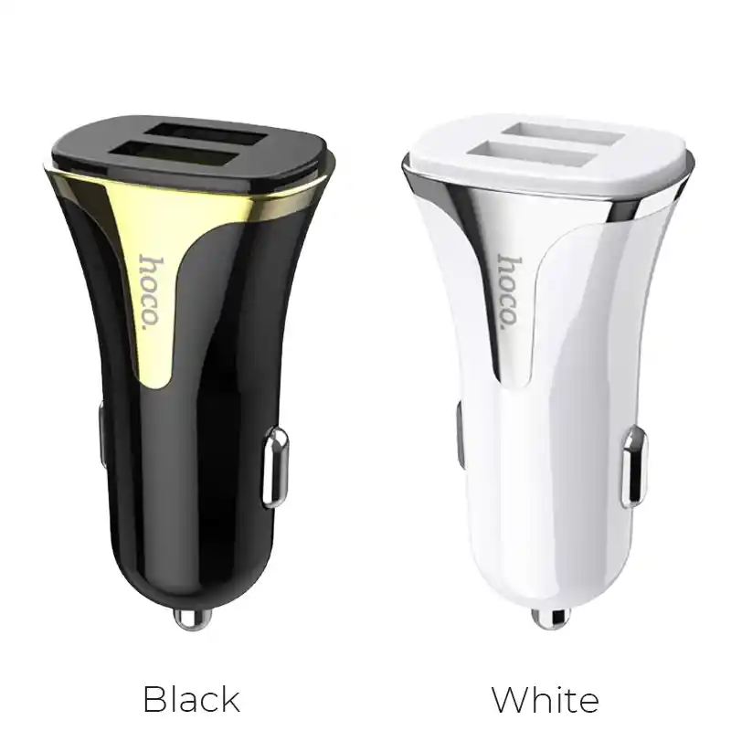 Cargador Auto Hoco Z31 Puerto Doble Qc3.0 Para Micro