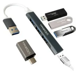 Hub Adaptador Usb-c 4 En 1