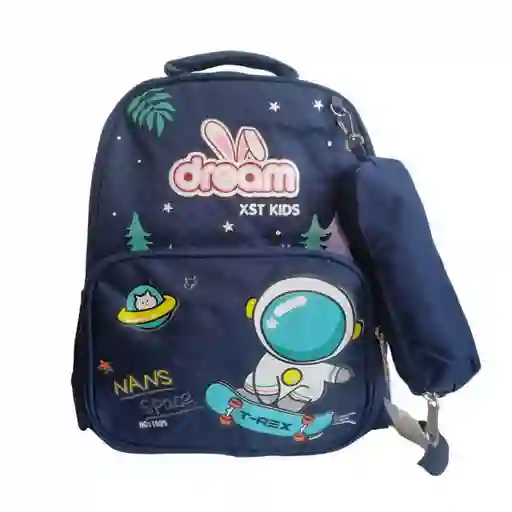 Mochila Escolar Para Niños Bolso Infantil Paseo Dinosaurio (astronauta)