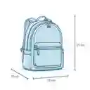 Mochila Escolar Para Niños Bolso Infantil Osito (celeste)