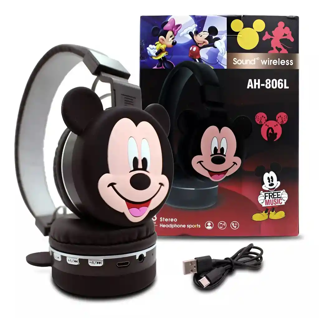 Audifonos Edición Mickey Mouse Ah-806l