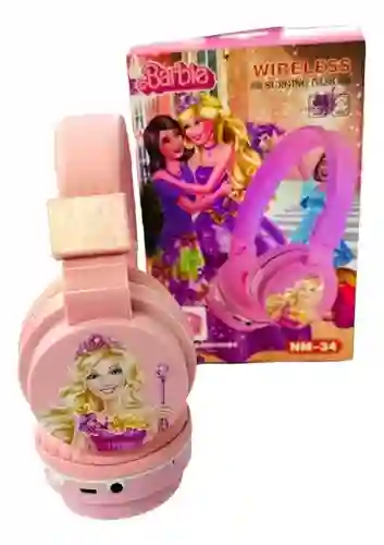 Audifonos Bluetooth Barbie