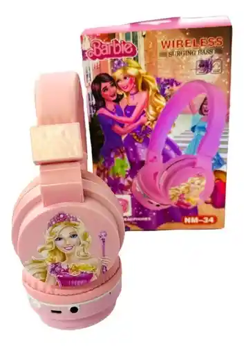 Audifonos Bluetooth Barbie