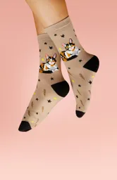 Calcetin Gata Calico