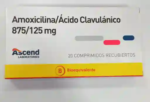 Amoxicilina/ac. Clavulanico (b) 875/125 20 Comprimidos