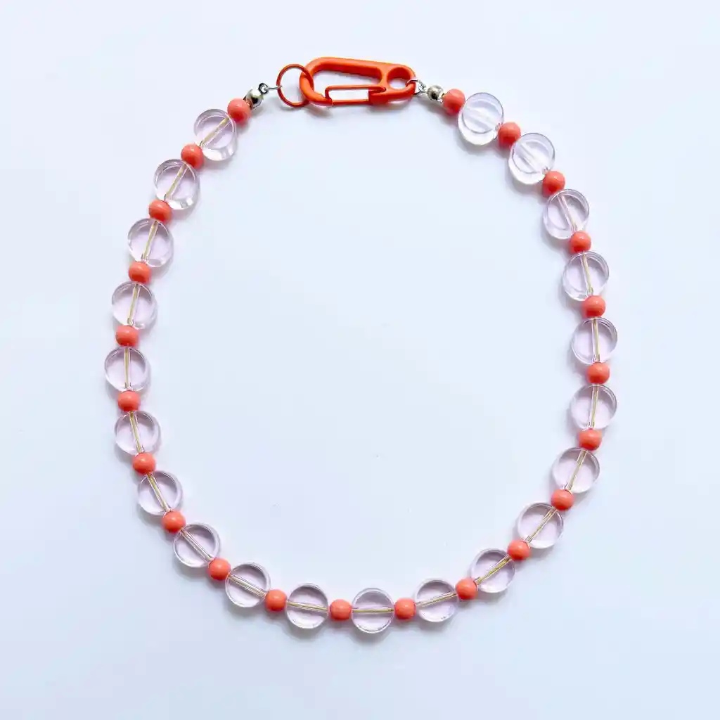 Collar Bicolor Salmón