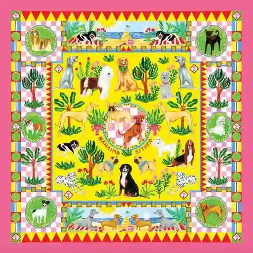 Pañuelo Perros 70x70 Cms