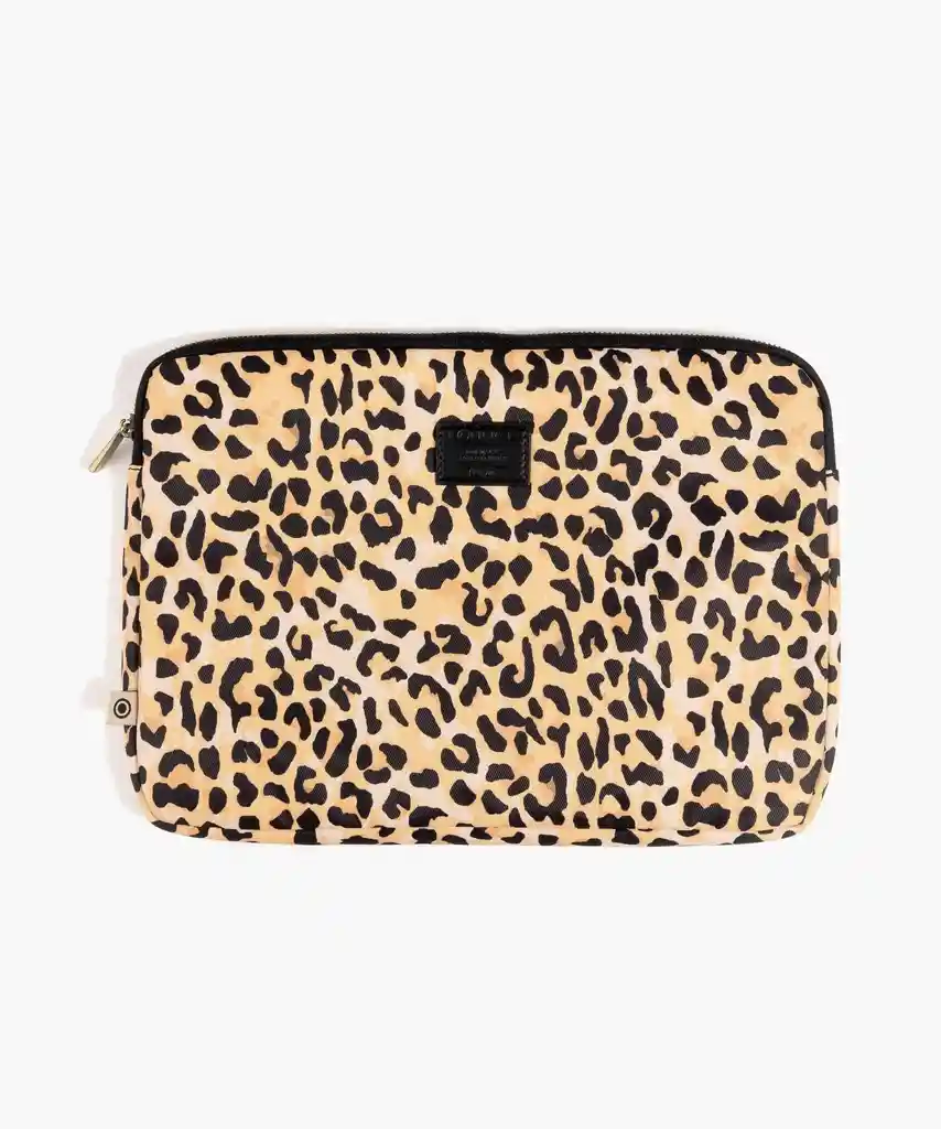 Funda Notebook Mujer Estampado 13" Amarillo