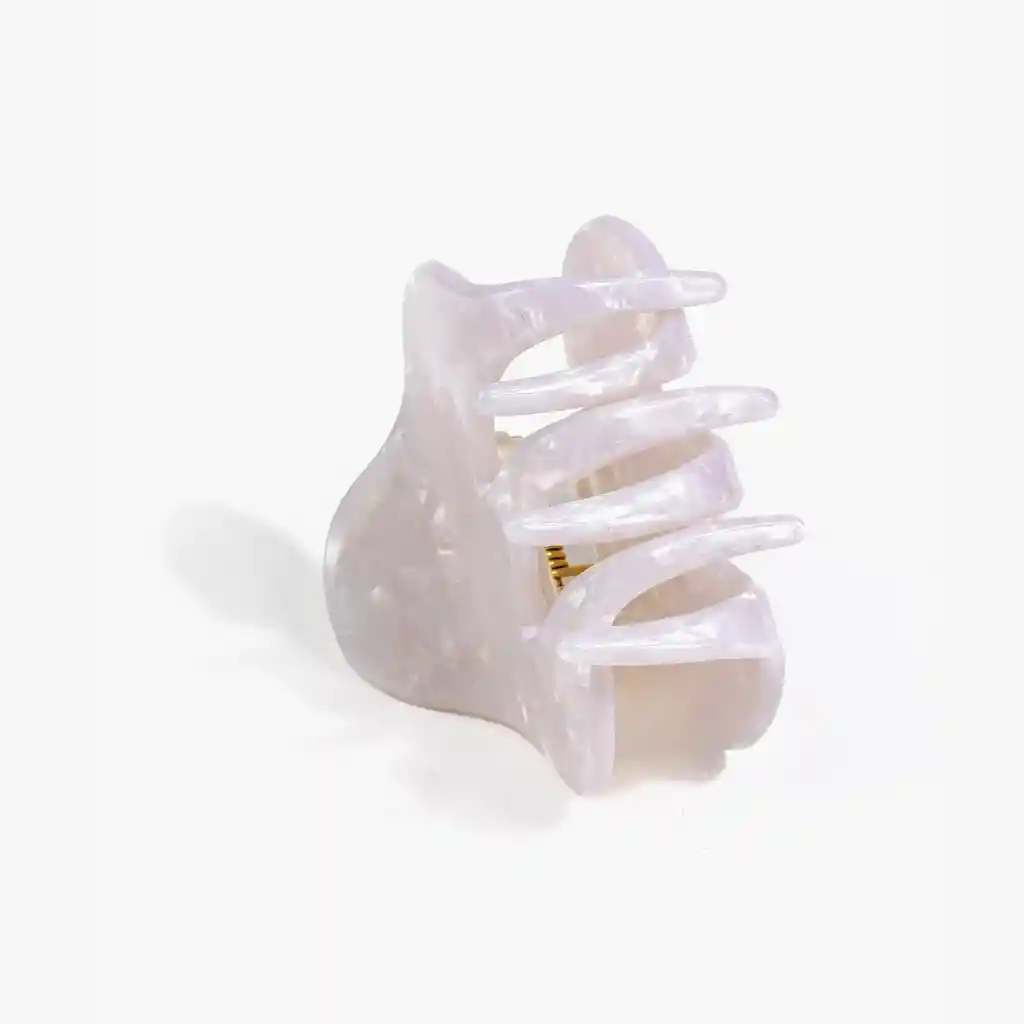 Pinche Mujer Carey Mini Blanco