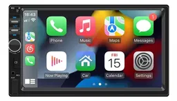 Radio Para Auto Con Pantalla Bluetooth Carplay Hoso F7018c Mp5 Usb Color Negro