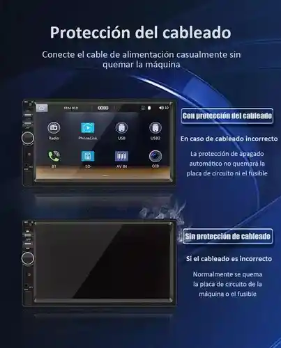 Radio Para Auto Con Pantalla Bluetooth Carplay Hoso F7018c Mp5 Usb Color Negro