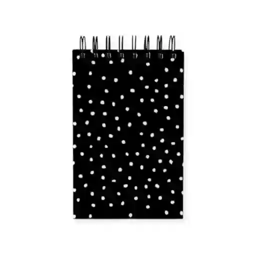 Mini Croquera Puntos Black