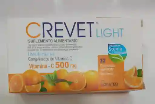 Crevet Light 500mg 32 Comprimidos Masticables