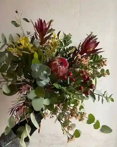 Protea Con Follaje Mix