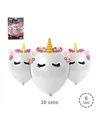 Globos Lisos Unicornio 6un /216