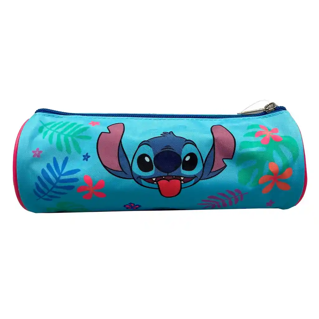 Estuche Infantil Cilindro Stitch
