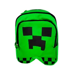 Mochila Con Organizador Minecraft-creeper