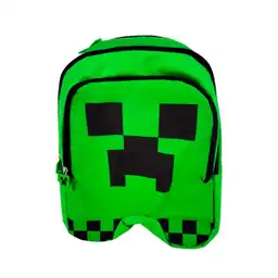 Mochila Con Organizador Minecraft-creeper