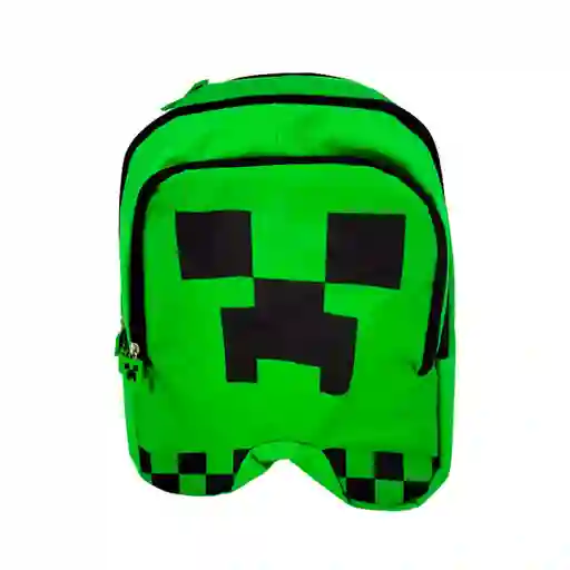 Mochila Con Organizador Minecraft-creeper