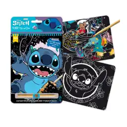 Libro Con Actividades Para Raspar Con Lapiz - Stitch