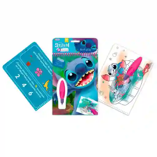 Libro Actividades Con Lapiz Magico Para Pintar Con Agua - Stitch