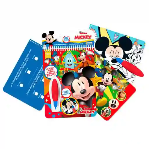 Libro Actividades Con Lapiz Magico Para Pintar Con Agua - Mickey
