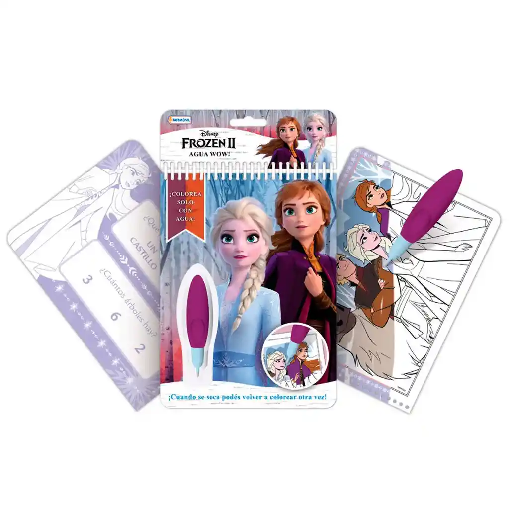 Libro Actividades Con Lapiz Magico Para Pintar Con Agua - Frozen